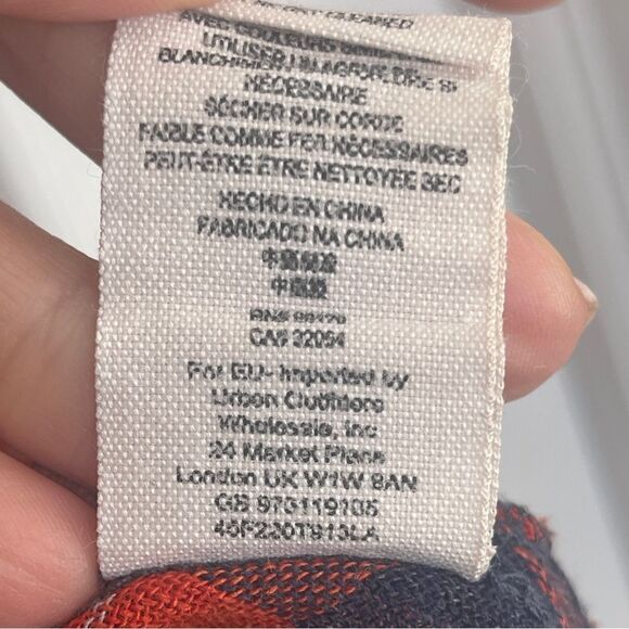 Free People Gauze Plaid Buttondown Shirt Sz M Gently Loved - Picture 7 of 9